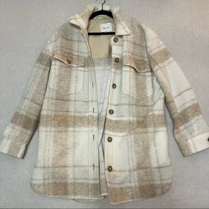 Aritzia checkered coat